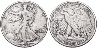 USA, 1/2 Dollar 1944