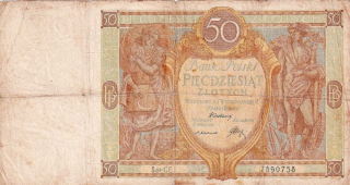 Polsko, 50 Zlotých 1929