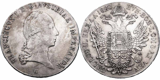 František II. 1792 - 1835, Tolar konvenční 1820 C