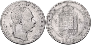 František Josef I. 1848 - 1918, Zlatník 1880 KB