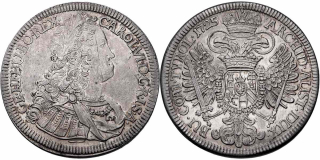 Karel VI. 1711 - 1740, Tolar 1727 Hall