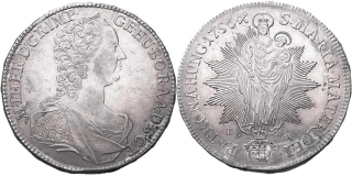 Marie Terezie 1740 - 1780, Tolar 1756 KB