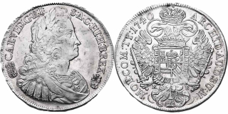 Karel VI. 1711 - 1740, Tolar 1740 KB