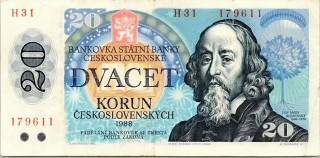 Československo 1970 - 1989, 20 Kčs 1988