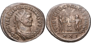 Řím císařství, Diokletianus 284 - 305, Billon Antoninian