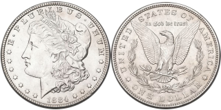 USA, 1 Dollar 1884 Morgan
