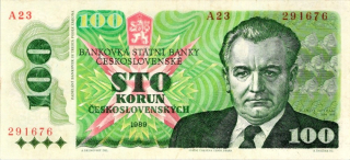 Československo 1970 - 1989, 100 Kčs 1989
