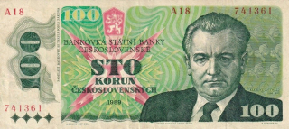 Československo 1970 - 1989, 100 Kčs 1989
