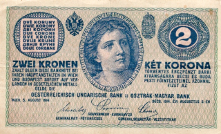 Rakousko - Uhersko, 1867 - 1918, 2 Koruna 1914