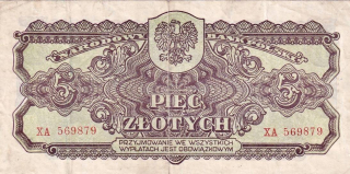Polsko, 5 Zlotych 1944