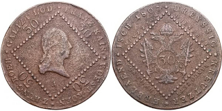 František II. 1792 - 1835, 30 Krejcar 1807 A