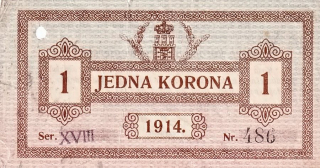 Polsko, Lwow, 1 Korona 1914, 3 místné číslování