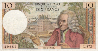 Francie, 10 Francs 1973