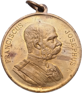 František Josef I. 1848-1916, medaile Císařské manévry u Štěkny 1905