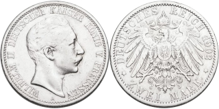 Německo, Wilhelm II. 1888 - 1918, 2 Marka 1912 A