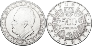 Rakousko, 500 Schlilling 1981