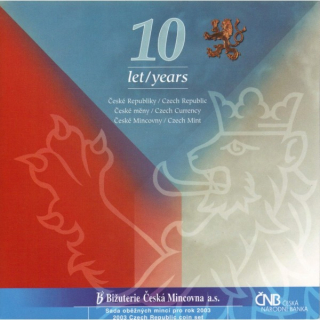 Česká republika, Sada oběžných mincí 2003
