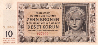 Protektorát 1939 - 1945, 10 Korun 1942