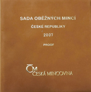 Česká republika, Sada oběžných mincí 2007- PROOF