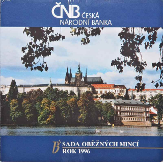 Česká republika, Sada oběžných mincí 1996