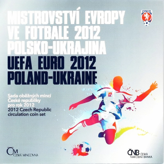 Česká republika, Sada oběžných mincí 2012, Fotbal