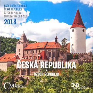 Česká republika, Sada oběžných mincí 2018, Česká republika