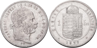 František Josef I. 1848 - 1918, Zlatník 1877 KB