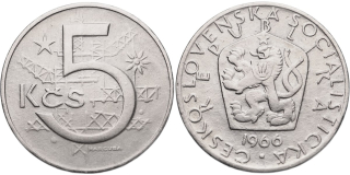 Československo, 5 Korun 1966