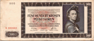 Protektorát 1939 - 1945, 500 Koruna 1942